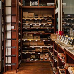 The Ariston - Fully stocked humidor with a variety of premium cigars