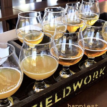 Fieldwork Brewing - Excuse the Instagram caption, but I got a full flight (6 beers) majority IPA's! - Breweries Near Me - San Ramon, California