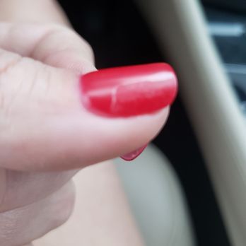 Celebrity Nails & Spa - Peeling right off day 1 - Nail Salons Near Me - Lusby, Maryland