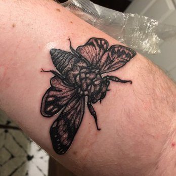 Exile Tattoo - Cicada tattoo done by Booker - Tattoo Near Me - Olympia, Washington