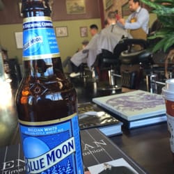 Manly and Sons Barber Co. - No words can describe having a beer and getting a beard trim with a line up.