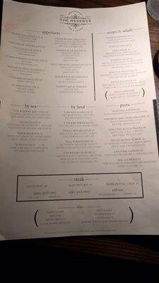 Menu photo 2 The Reserve Danbury, CT