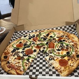 The Pepe with mushrooms and peppers