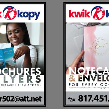 Kwik Kopy Printing - 1850 Handley Dr, Fort Worth, Texas - Yelp