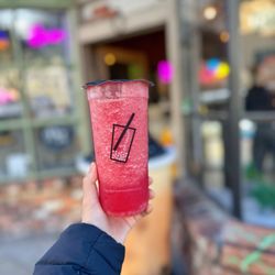 Little Sweet - Watermelon Slush $6 add sago $.80