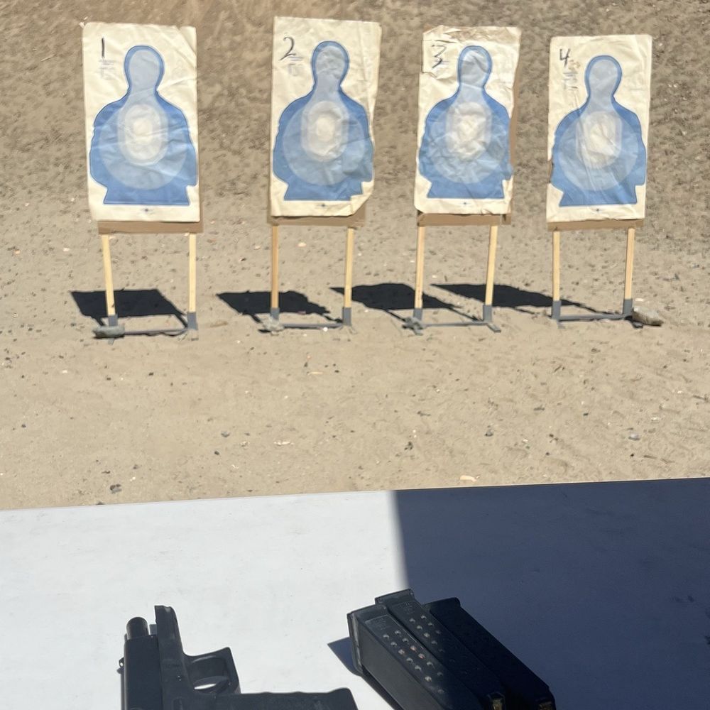 Whitefoot Holistic Ballistic Training Concepts - Glock 17, 9mm for training before moving on to try various other types of pistols. - Firearm Training Near Me - La Mirada, California