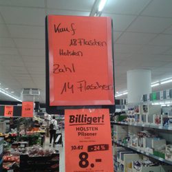 Lidl - Holsten knallt jetzt sogar im Sonderangebot am dollsten.
