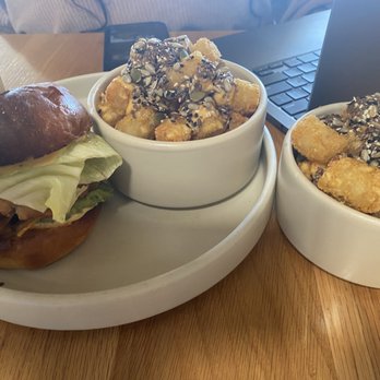 Valentine - Veggie burger and tater tots - Cocktail Bars Near Me - Phoenix, Arizona Valentine - Veggie burger and tater tots - Cocktail Bars Near Me - Phoenix, Arizona