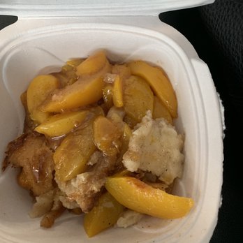 Bantam & Biddy - Peach cobbler- peaches were very fresh - Southern Near Me - Atlanta, Georgia Bantam & Biddy - Peach cobbler- peaches were very fresh - Southern Near Me - Atlanta, Georgia