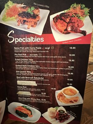 Menu photo 5 Khao Soi Thai Studio City, CA