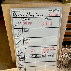 Lake George State Forest - Game Count at checkin station