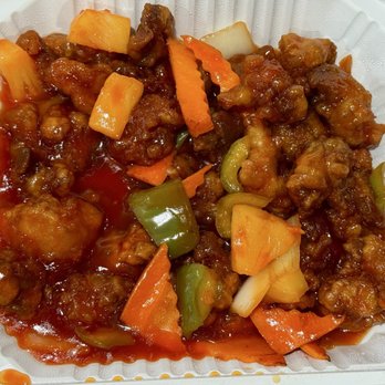 Red Bento - Pullman - Sweet and Sour Chicken (comes with rice and simple salad) - Japanese Near Me - Pullman, Washington Red Bento - Pullman - Sweet and Sour Chicken (comes with rice and simple salad) - Japanese Near Me - Pullman, Washington