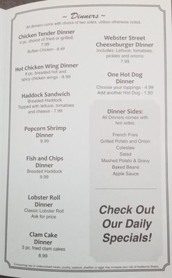 Menu photo 6 Webster St Conv & Deli Lewiston, ME Menu photo 6 Webster St Conv & Deli Lewiston, ME