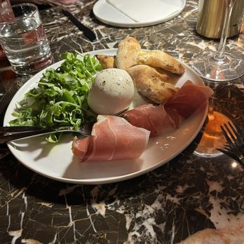 Terrone - Burrata and prosciutto plate - Pizza Near Me - Queens, New York