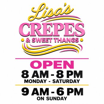 Lisas Crepes and Sweet Thangs - New Hours! - Desserts Near Me - Clovis, California Lisas Crepes and Sweet Thangs - New Hours! - Desserts Near Me - Clovis, California