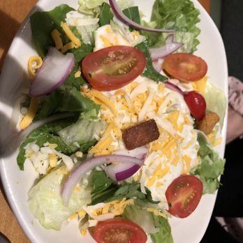 Outback Steakhouse - Small salad with the bacon salmon. - Steakhouses Near Me - Vancouver, Washington Outback Steakhouse - Small salad with the bacon salmon. - Steakhouses Near Me - Vancouver, Washington
