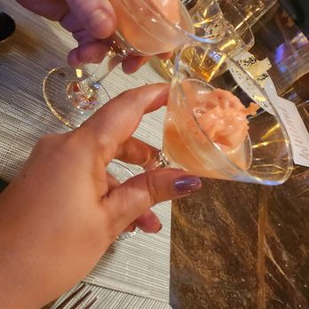 Bimini Steakhouse - Palette cleanser, we opted to have presseco added to the sherbert. I very much enjoyed this. - Steakhouses Near Me - Reno, Nevada