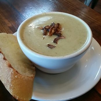 The Mason Jar - Potato leak soup with bacon - Sandwiches Near Me - Cheney, Washington