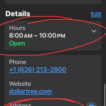 Dollar Tree - Hours online are wrong. - Discount Store Near Me - El Monte, California