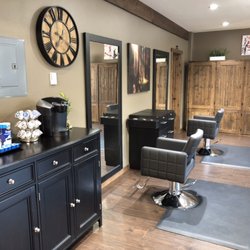 Coffee bar, styling stations