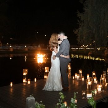 Celebrations By Hayley - Last dance on the dock at Lake Oak Meadows - Wedding Planning Near Me