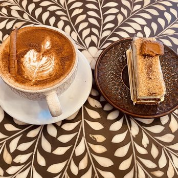 Chateau De Chantilly Cafe - Chai latte and biscoff tiramisu - Bakeries Near Me - Chantilly, Virginia Chateau De Chantilly Cafe - Chai latte and biscoff tiramisu - Bakeries Near Me - Chantilly, Virginia