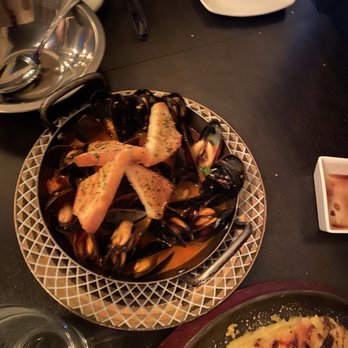 Trattoria 360 - Mussels and polenta for appetizers - Italian Near Me - Campbell, California
