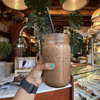 Bintliff’s Corner Brew - Chocolate Dirty Chai Iced - Breakfast & Brunch Near Me - Gardiner, Maine