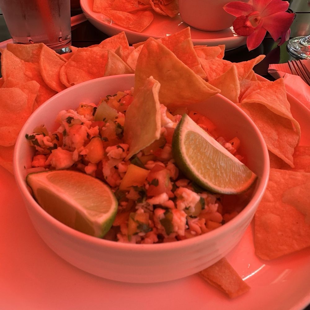 Roosters On The River - Mango Ceviche  Flavorless - Breakfast & Brunch Near Me - Sacramento, California