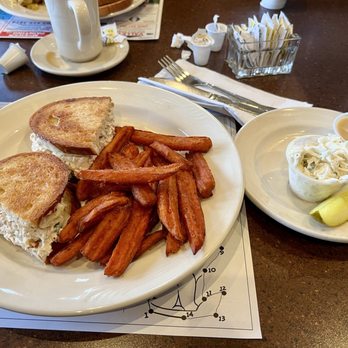 Plaza Diner Restaurant - Tuna Melt with Sweet Potato Fries - Diners Near Me - Shelton, Connecticut Plaza Diner Restaurant - Tuna Melt with Sweet Potato Fries - Diners Near Me - Shelton, Connecticut