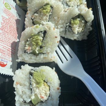Teriyaki House Grill - Bad California Rolls. Dry, cold, bad rice-filling ratio and super tiny slivers of avocado with barely any wasabi or ginger included. - Japanese Near Me - La Mirada, California Teriyaki House Grill - Bad California Rolls. Dry, cold, bad rice-filling ratio and super tiny slivers of avocado with barely any wasabi or ginger included. - Japanese Near Me - La Mirada, California