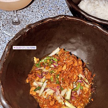 Piccalilli - Green Papaya Salad, Steamed Jasmine Rice, cocktail - Asian Fusion Near Me - Culver City, California