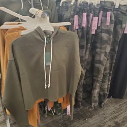 Target - Check out this cool camo sweats and OD green crop top!