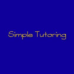 Simple Tutoring - Logo. We keep our service simple for the customers and our explanation simple for our students.