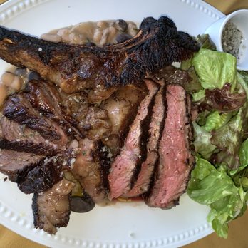 Rossoblu - Rib eye steak served the 5 of us - Italian Near Me - Los Angeles, California Rossoblu - Rib eye steak served the 5 of us - Italian Near Me - Los Angeles, California