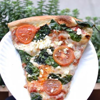 Dimo's Pizza - Feta spinach and tomato perfection - Beer, Wine & Spirits Near Me - Chicago, Illinois Dimo's Pizza - Feta spinach and tomato perfection - Beer, Wine & Spirits Near Me - Chicago, Illinois