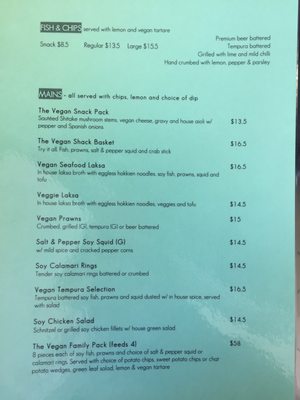 Menu photo 2 The Fish Shack Canberra, ACT