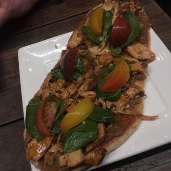 Bosscat Kitchen & Libations - Bourbon chicken flatbread - New American Near Me - Irvine, California Bosscat Kitchen & Libations - Bourbon chicken flatbread - New American Near Me - Irvine, California