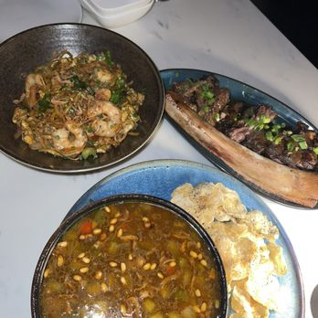 Bone Kettle - Drunken Soba Noodles+shrimp $19+12 (Top Left), Beef Ribs $62 (Top Right), Gule+chicken $19+8 (Bottom) - Breakfast & Brunch Near Me - Pasadena, California Bone Kettle - Drunken Soba Noodles+shrimp $19+12 (Top Left), Beef Ribs $62 (Top Right), Gule+chicken $19+8 (Bottom) - Breakfast & Brunch Near Me - Pasadena, California