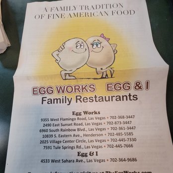 Egg Works - Breakfast & Brunch Near Me - Las Vegas, Nevada Egg Works - Breakfast & Brunch Near Me - Las Vegas, Nevada