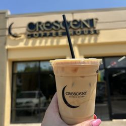 Crescent Coffee House - Iced vanilla latte