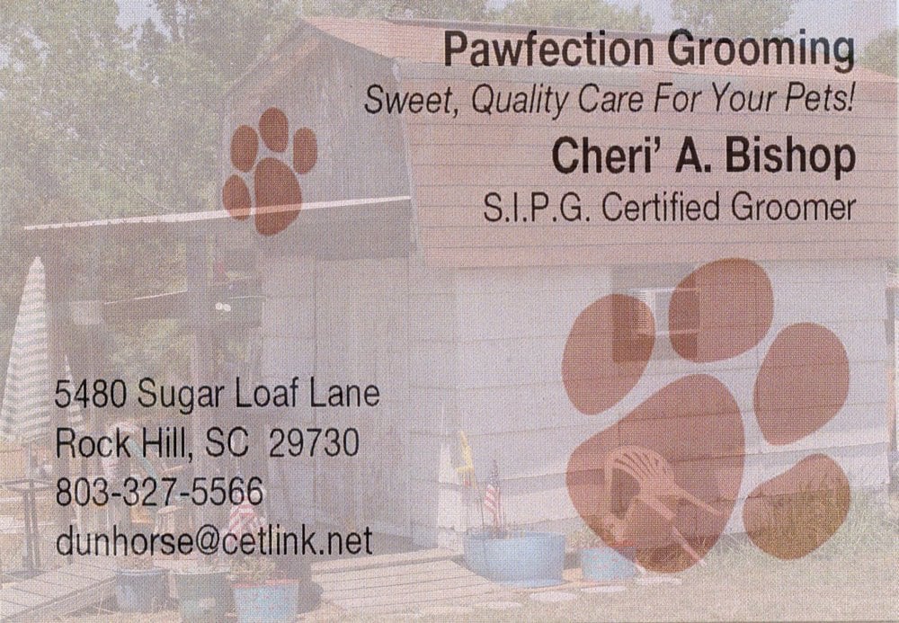 PAWFECTION GROOMING 5480 Sugar Loaf Ln, Rock Hill, SC Yelp