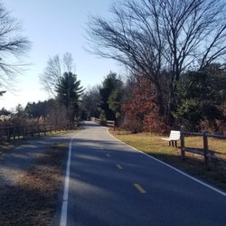 Washington Secondary Trail - There are a few benches along the pathway