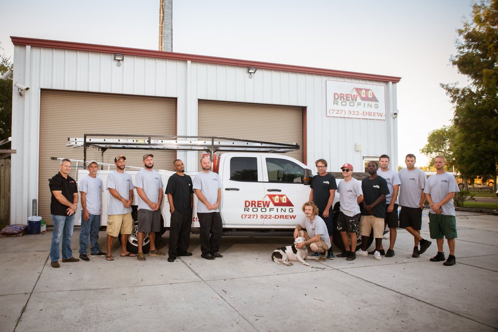 Slide of Drew Roofing