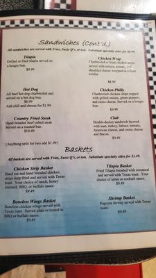 Menu photo 3 58 Drive In Holden, MO