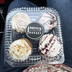 Mehl's Gluten-Free Bakery - Vanilla Carmel, lemon blueberry, carrot cake and chocolate strawberry gf/df