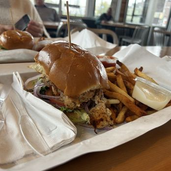 Local West - This was the Big Breast sandwich with a side of fresh cut fries! - Gastropubs Near Me - Cleveland, Ohio Local West - This was the Big Breast sandwich with a side of fresh cut fries! - Gastropubs Near Me - Cleveland, Ohio