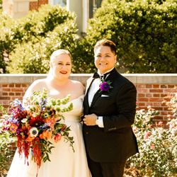 Old Louisville Flower Studio On Broadway - My bouquet and my friend's boutonniere