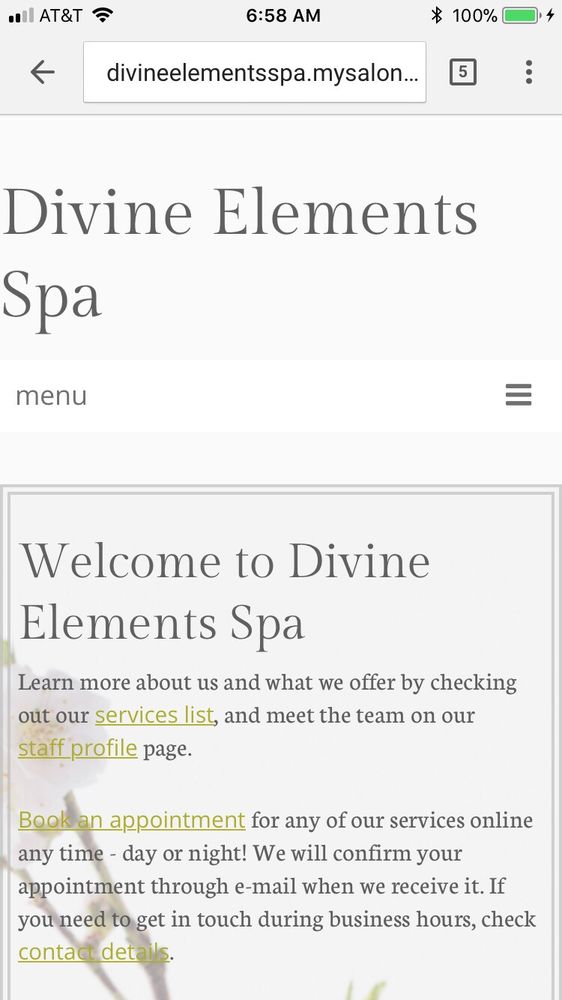 Divine Elements Spa