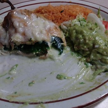 El Lorito - My poblano after. It was huge! - Mexican Near Me - Emporia, Kansas
